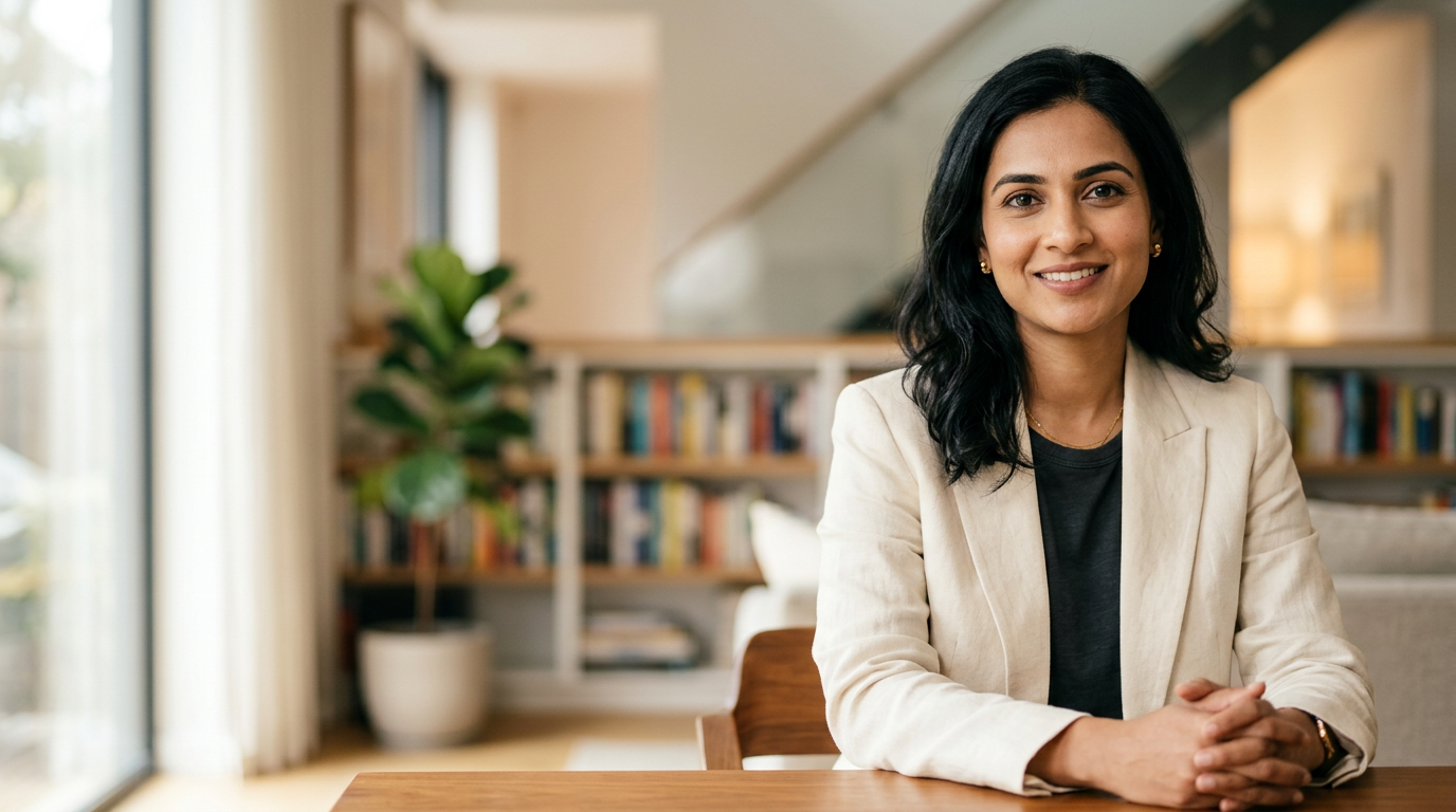 Portrait photograph of Priya Deshmukh